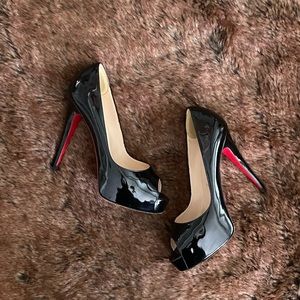 Christian Louboutin Black Prevè Heel Size 38